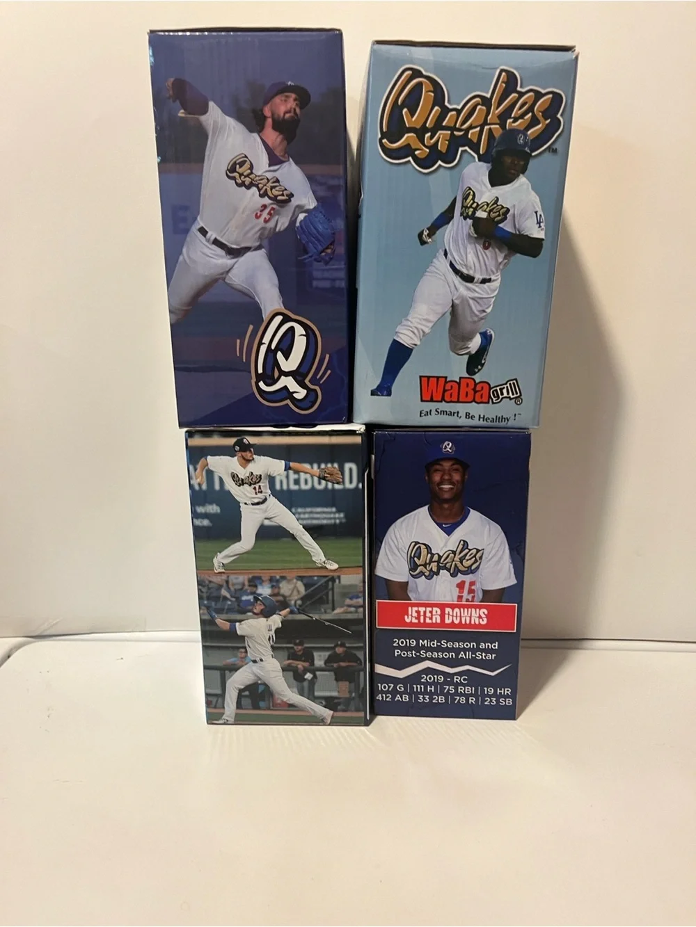 Bobblehead bundle Dodgers Quakes